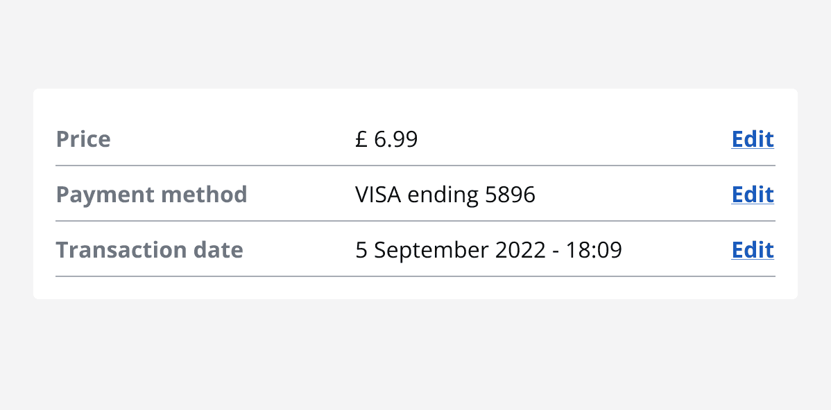 An image of a data list with three rows, but no title.